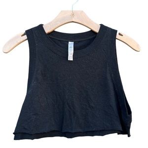Alo Crop Tank Black Size Xsmall